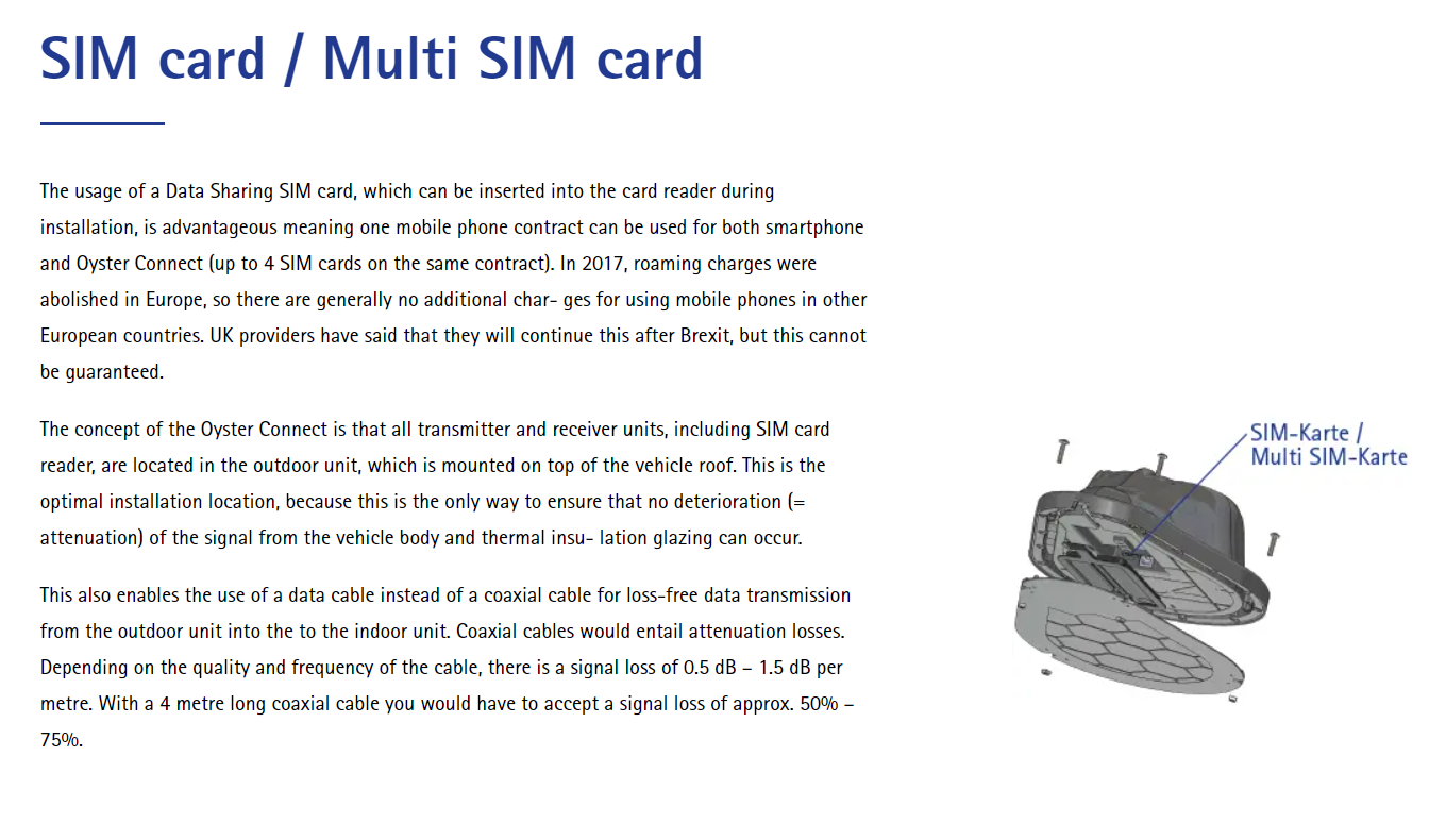 Oyster Connect 4G WIFI system for motorhomes and caravans banner 7